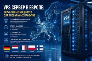 VPS сервер в Европе: зарубежные мощности для глобальных проектов