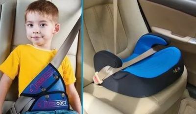 Можно ли перевозить ребенка на переднем сидении в бустере